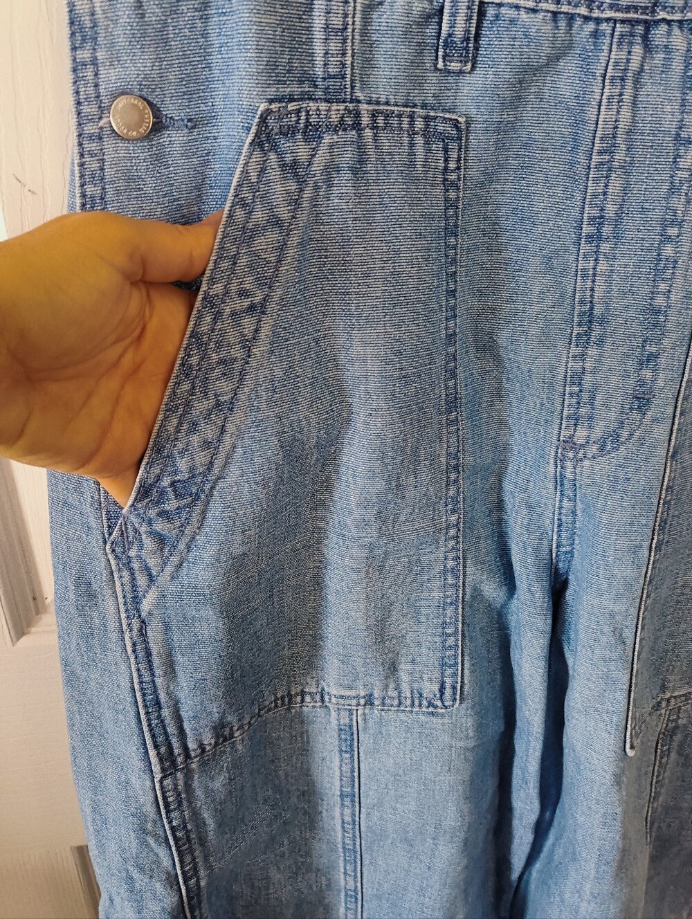 Women's Denim Utility Overalls - Universal Thread 10 - Picture 9 of 16